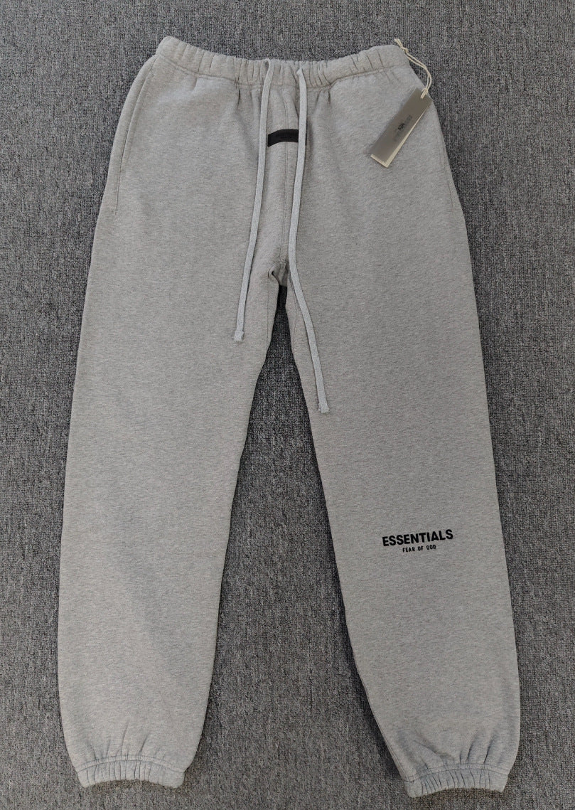 FOG Double-Line Classic Hoodie with Front 3D Letters Loose Fit Unisex Essentials Sweatshirt