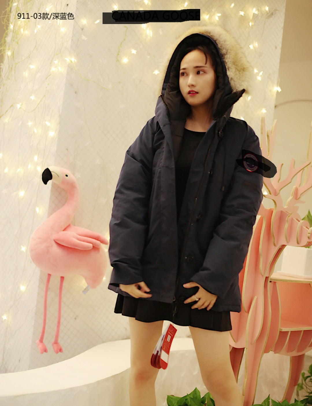 Hot-Selling Big Goose Duck Down 03 Style Flight Jacket White Duck Down Parka Coat Putian High Version 2026 Autumn Winter