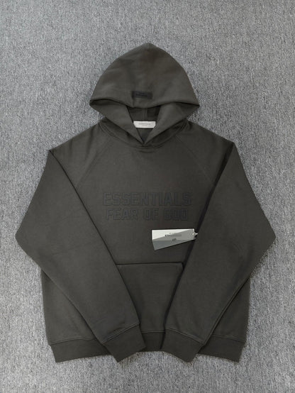 GMabcdFOG Double Line ESSENTIALS Chest Silicone Double Row Letter Hoodie Essentials Sweatshirt