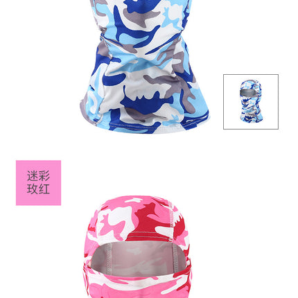 Cycling Mask Summer Balaclava Outdoor Camouflage Tactical Head Cover CS Flying Tiger Mask