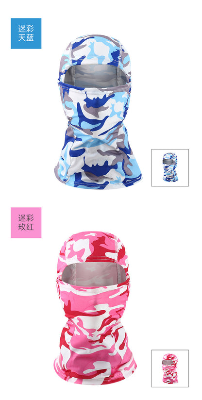 Cycling Mask Summer Balaclava Outdoor Camouflage Tactical Head Cover CS Flying Tiger Mask