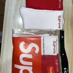 Two pairs white + red / Average Size for Men and Women