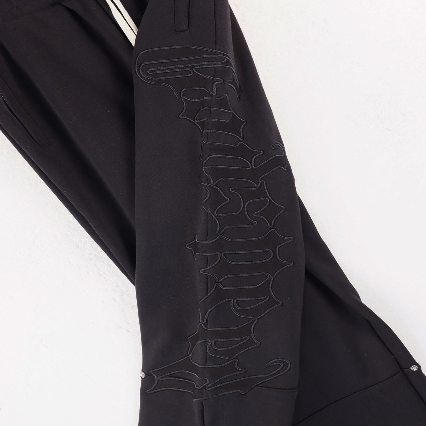 GMabcd Casual Set God-peed Patch Letter Cardigan Hoodie High Street Men's Casual Sweatshirt Sweatpants