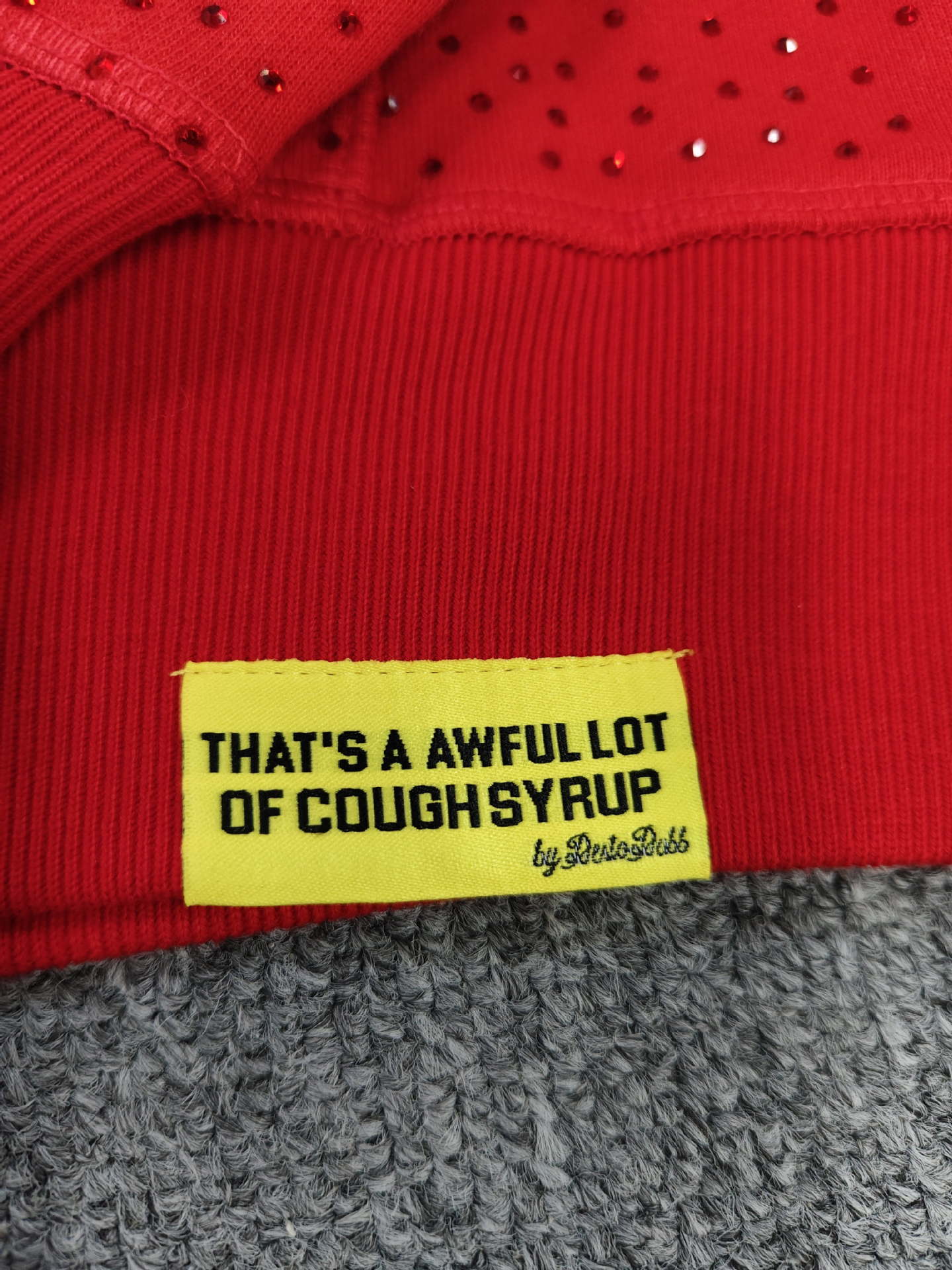 THAT'S A AWFUL LOT OF COUGH SYRUP HOODIE Full Diamond Zipper Hoodie Sweatshirt for Men