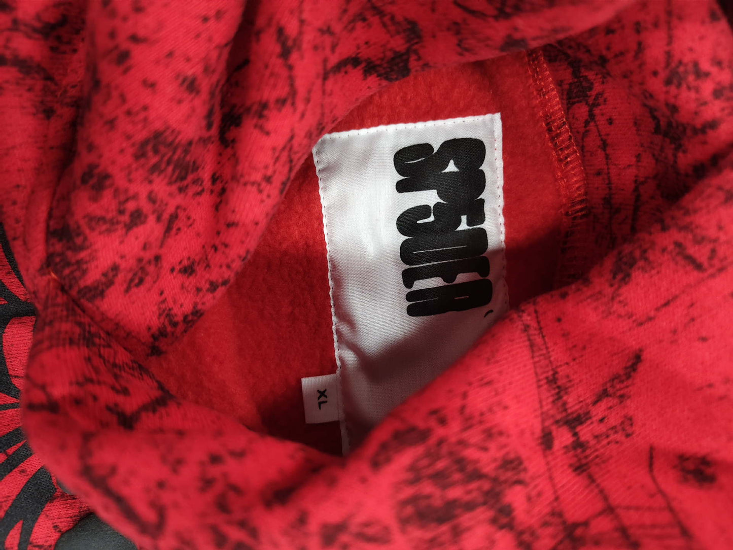 GMabcd Hoodie Casual Loose Red Branch Camouflage Spider Web Sp5der Sweatshirt Men's Export