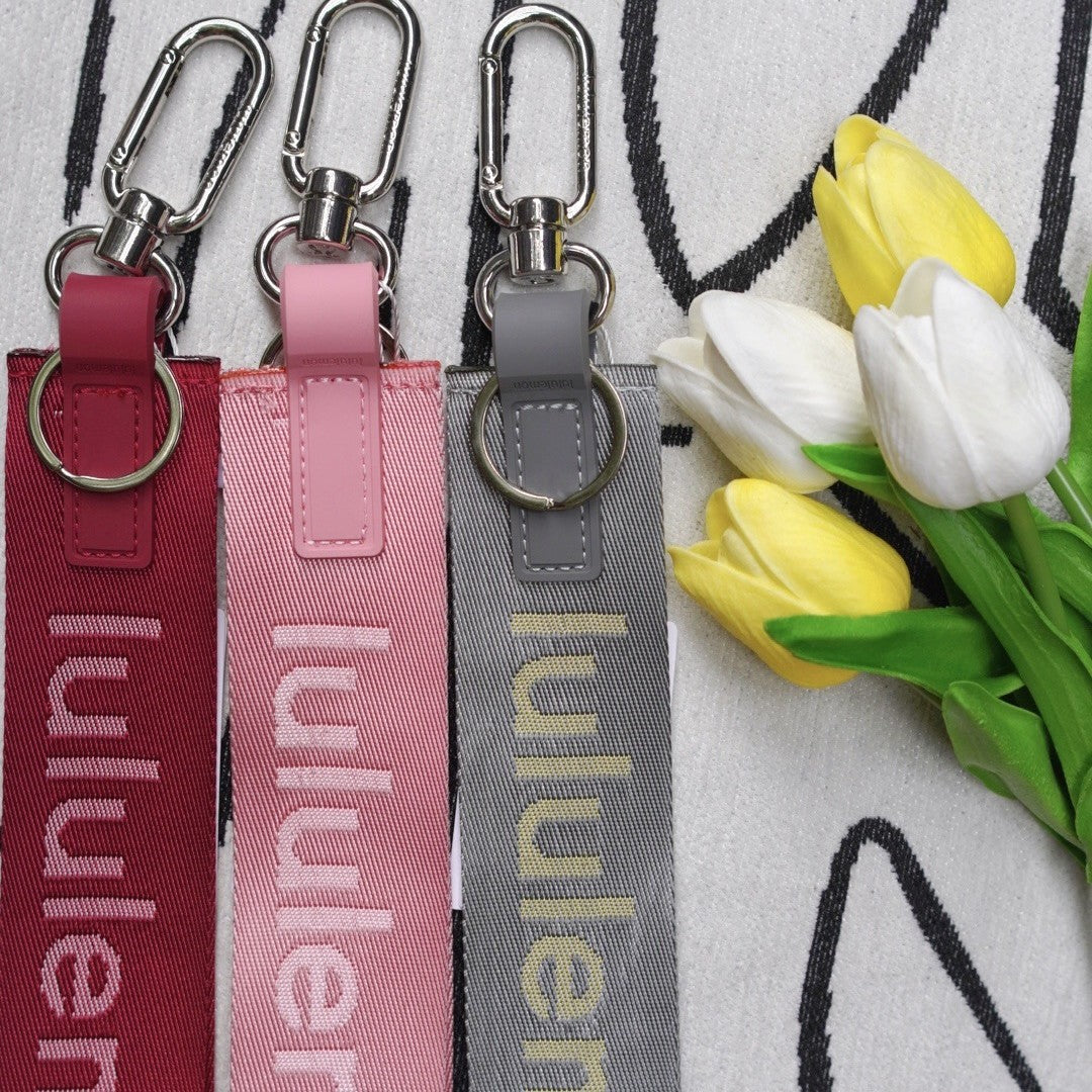 Lulu Same Style Mobile Phone Key High Quality Jacquard Pendant All Kinds of Bag Clothing Personality Trendy Decorations