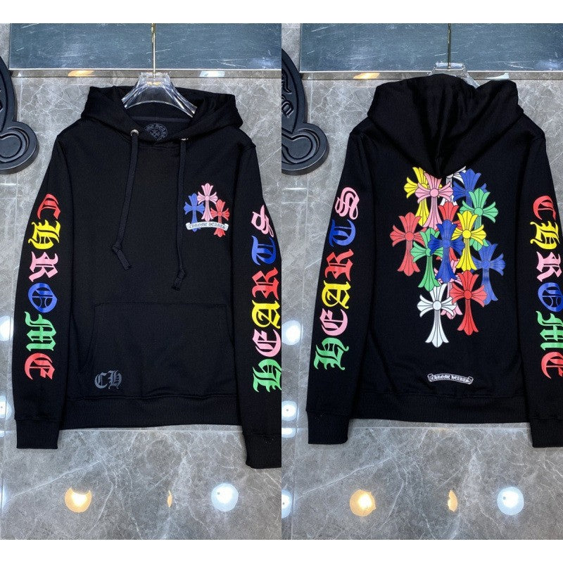 CH Croix cotton fleece embroidery hoodie g2