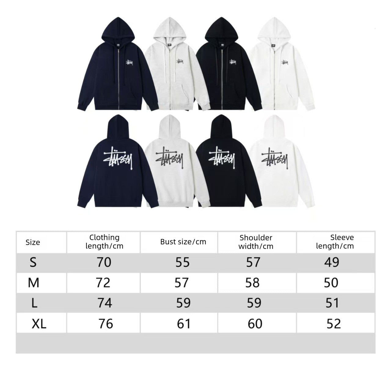 GMstuxN Letter Collaboration Hoodie Classic Letter Embroidery Hooded Sweatshirt Heavyweight Casual Jacket for Men