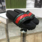 Summer Stripes Slippers Indoor and Outdoor Korean Style Couple Word Non-Slip Bathroom Home Fashion Trend