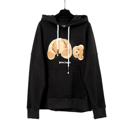 Fashion Brand New Broken Bear Sweater Long Sleeve Men's and Women's Idle Style Loose All-Match Couple Hoodie