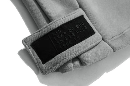 Fog Three-Party Collaboration Double Hoodie Sweatshirt 400g Heavyweight Fleece Cotton Loose Jacket for Men