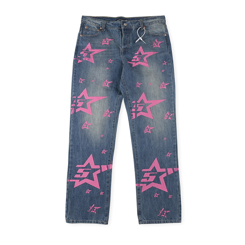 GMabcd-Sp5der worldwide 555555 Casual Denim Suit