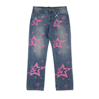 GMabcd-Sp5der worldwide 555555 Casual Denim Suit