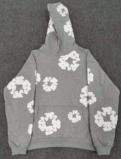 [High Quality Version] All Cotton Denim Tears Hoodie Kapok Hoodie American High Street Trendy Sweatshirt