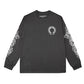 Ch Heart High-Quality Double Yarn Pure Cotton Unisex Printed Long Sleeve T-Shirt