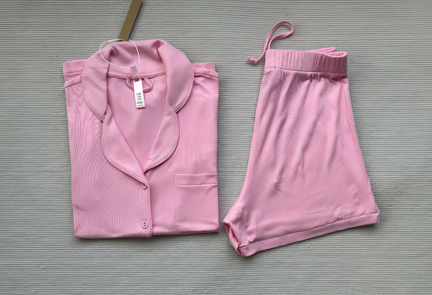 Skim Kardashian Style Spring Summer Thin Modal Short Sleeve Shorts Pajamas Soft Comfortable Homewear Set