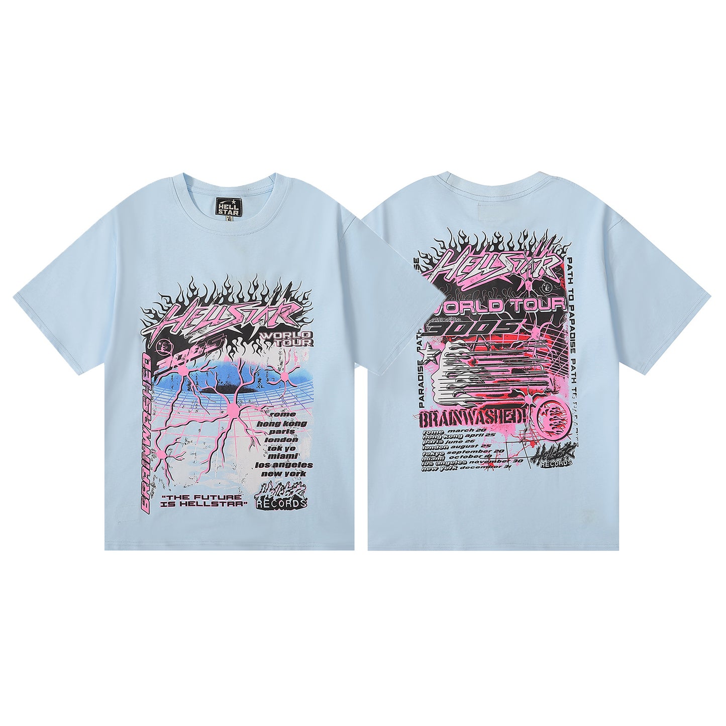 2024Summer New European and American Trendy Brand Couples' Outfits Plus Size Loose Pullover Short Sleeve T T-shirt for Teenagers tee