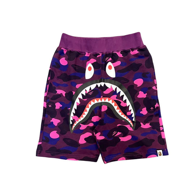 Trendy Brand BP Classic Shark Camouflage Men's Casual Loose Sports Five-Point Shorts High-End Terry Drawstring Shorts Trend
