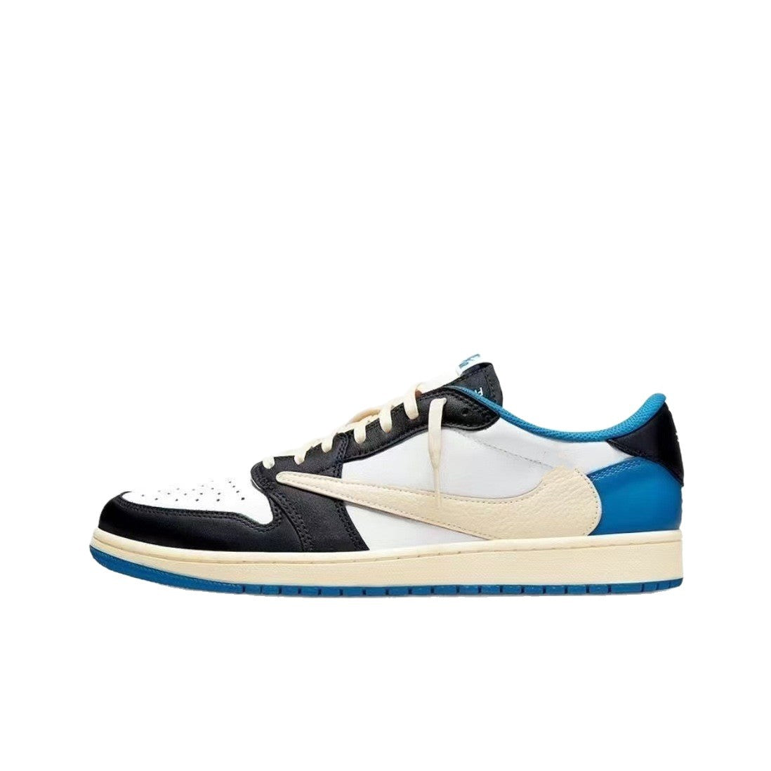 AJ1 Low-Top Basketball Shoes TS Collaboration Black Green Olive Couple Men Women Sports Sneakers