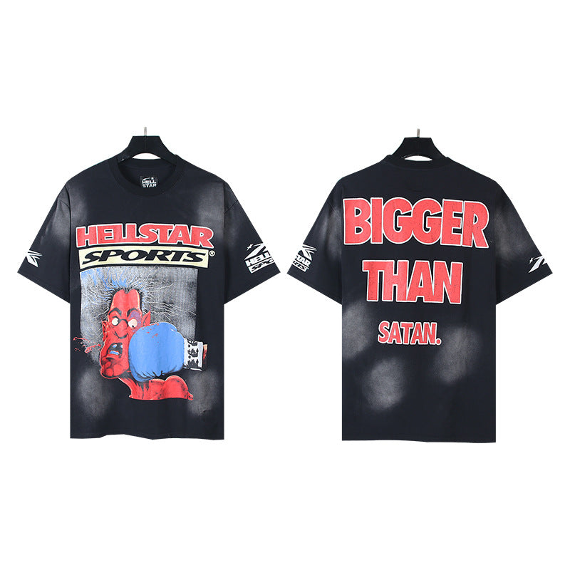[1]TTY Summer Couples Wear plus Size Loose Pullover Short Sleeve T-shirt Youth Tee