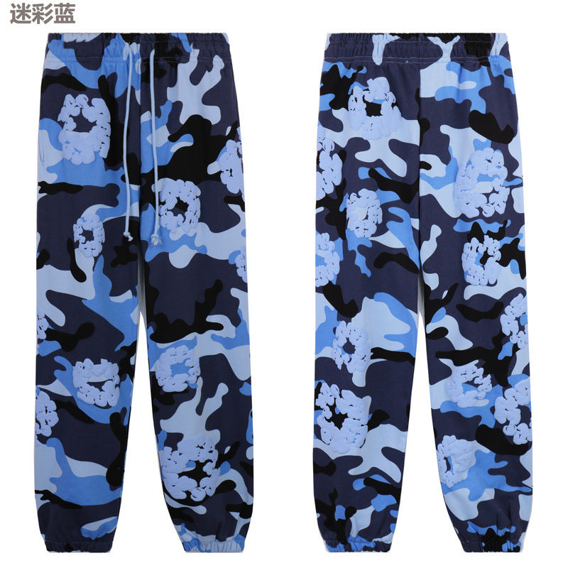 2025 Spring and Autumn New Foam Print Unisex Youth Couple Outfits European and American Trendy Brand Plus Size Loose Pullover Sweatshirt