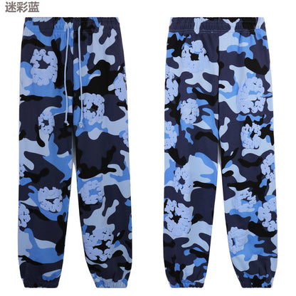 2025 Spring and Autumn New Foam Print Unisex Youth Couple Outfits European and American Trendy Brand Plus Size Loose Pullover Sweatshirt
