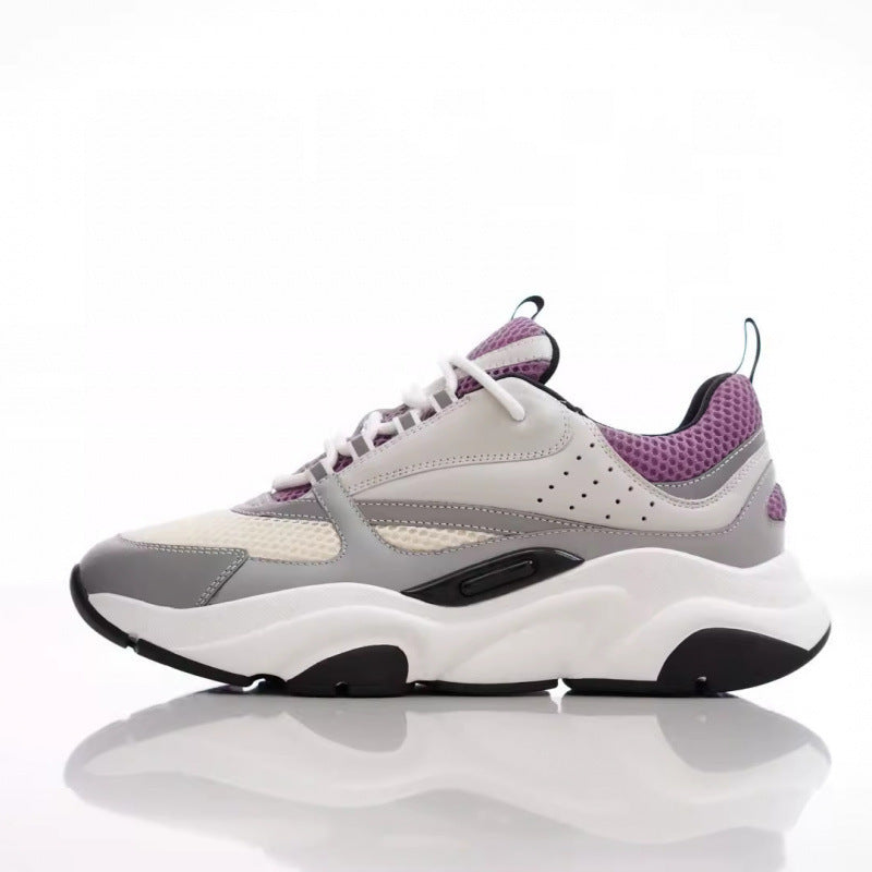 B22 Thick-Soled Height-Increasing Retro Dad Shoes for Men and Women, Mesh Breathable Sports Casual Shoes