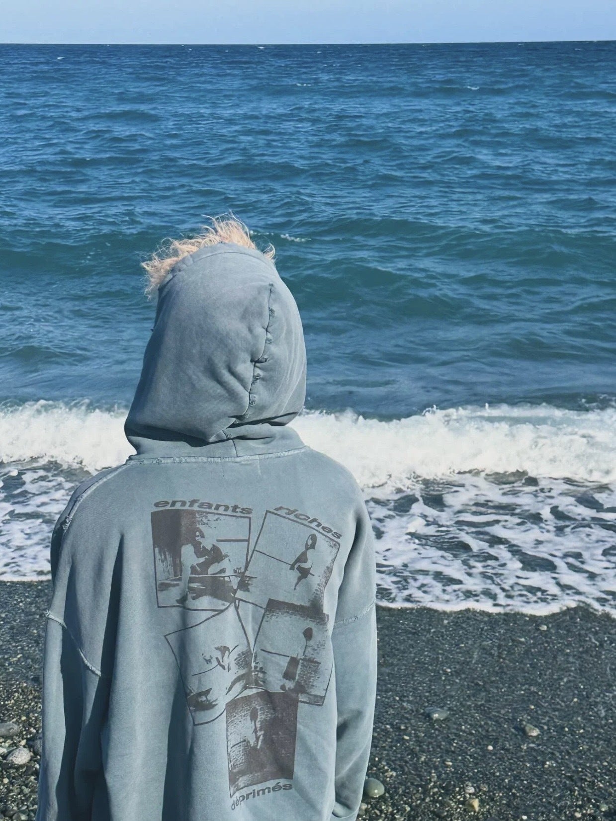 High-Quality ERD Melancholy Rich Second Generation Hooded Sweatshirt Washed Vintage Distressed Jacket Autumn Winter Zipper Coat