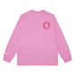 Ch Heart High-Quality Double Yarn Pure Cotton Unisex Printed Long Sleeve T-Shirt