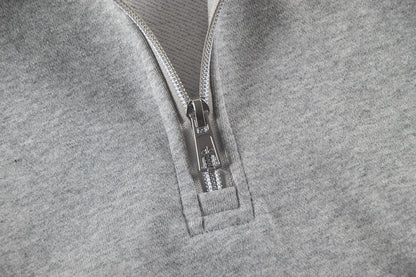 A-L-O Heavyweight Sweatshirt Loose Terry Warm Hoodie Zipper Casual Hooded Jacket