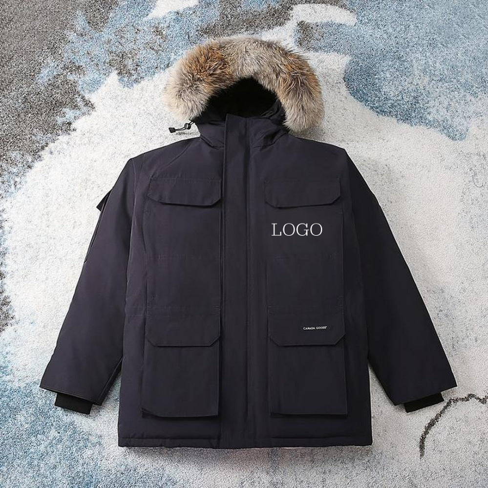 Big Goose New 08 Expedition Parka Classic Warm Hooded Short Down Jacket 4660M