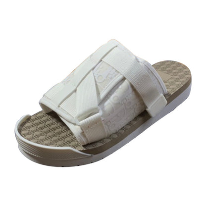 GMabcd Men's Fashion Printed Cloth Magic Tape Casual Slip-On Sandals Non-Slip Outdoor Beach