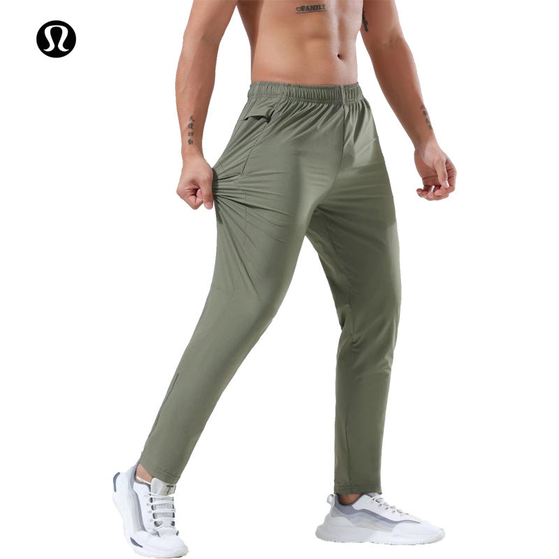 Sports Pants Men's Spring and Autumn Thin Outdoor Running Fitness Yoga Leisure Quick Dry Training Pants