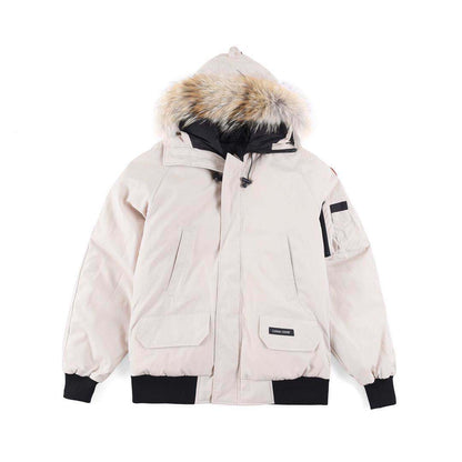 Big Goose Duck Down 01 Flight Jacket Parka Coat White Duck Down Couple Style Solid Color 2026 Autumn Winter Hot Item