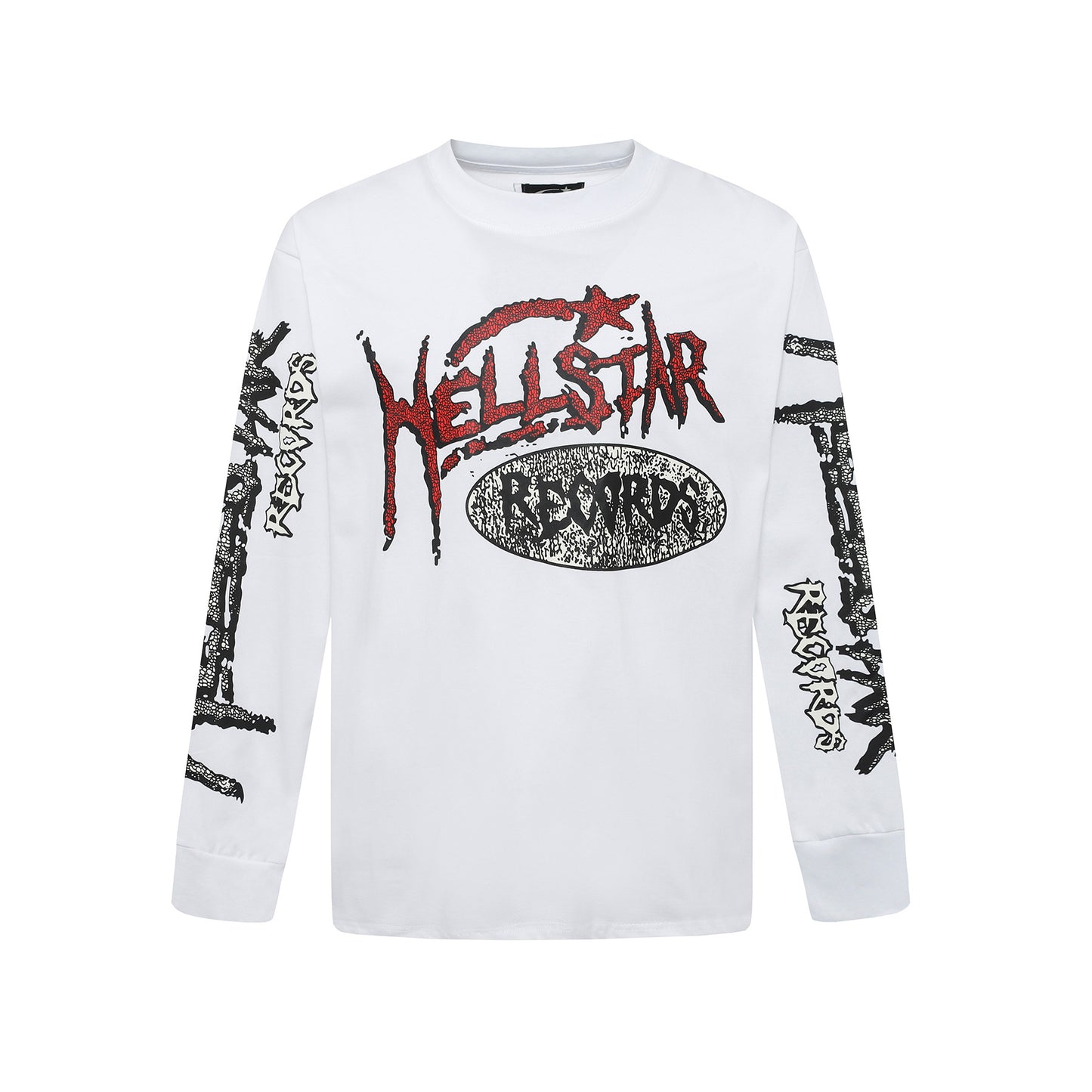 HS American Style Oversized Long Sleeve T-Shirt Autumn Base Shirt Men's Pullover Shirt