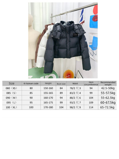 2026 Autumn Winter Hot Sale Beijia Beijia South Korea Limited Two-in-One White Duck Down Cold-Proof Down Jacket