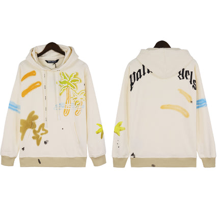 24SS Retro Trend Angel Color Block Embroidered Casual Jacket Top Jacket Set Long Pants Sweatshirt Trend