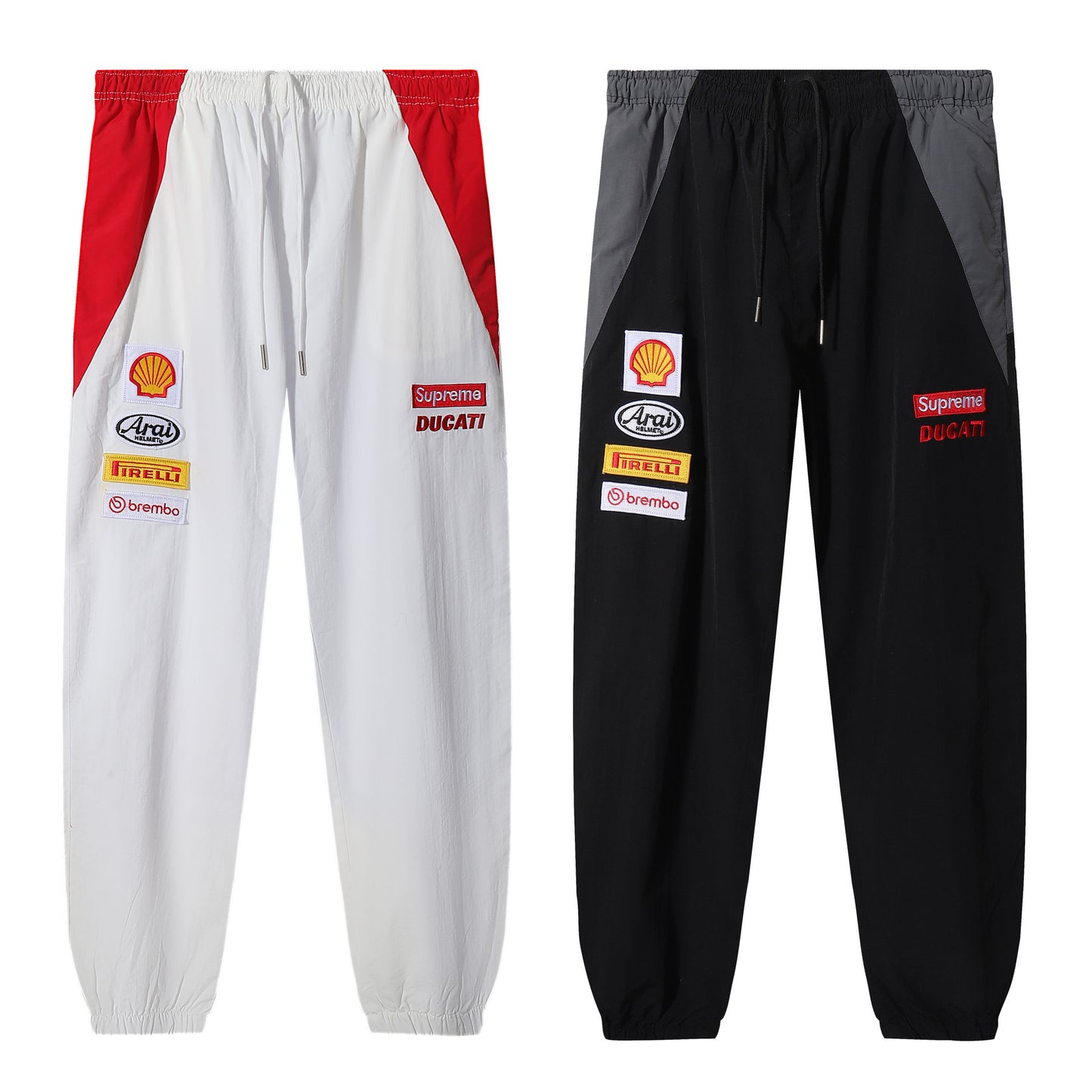 Supreme Ducati Collaboration Racing Style Windbreaker Jacket for Men