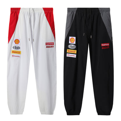 Supreme Ducati Collaboration Racing Style Windbreaker Jacket for Men