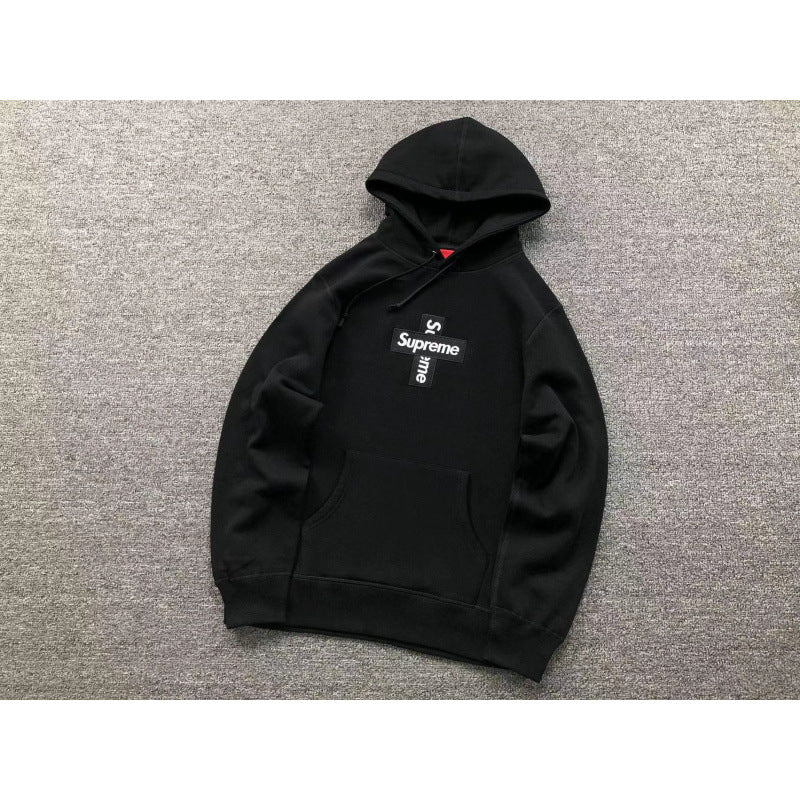 25FW Bandana Box Logo Hoodie Paisley Sweatshirt Fleece Lined Full Series Hooded Sweatshirt