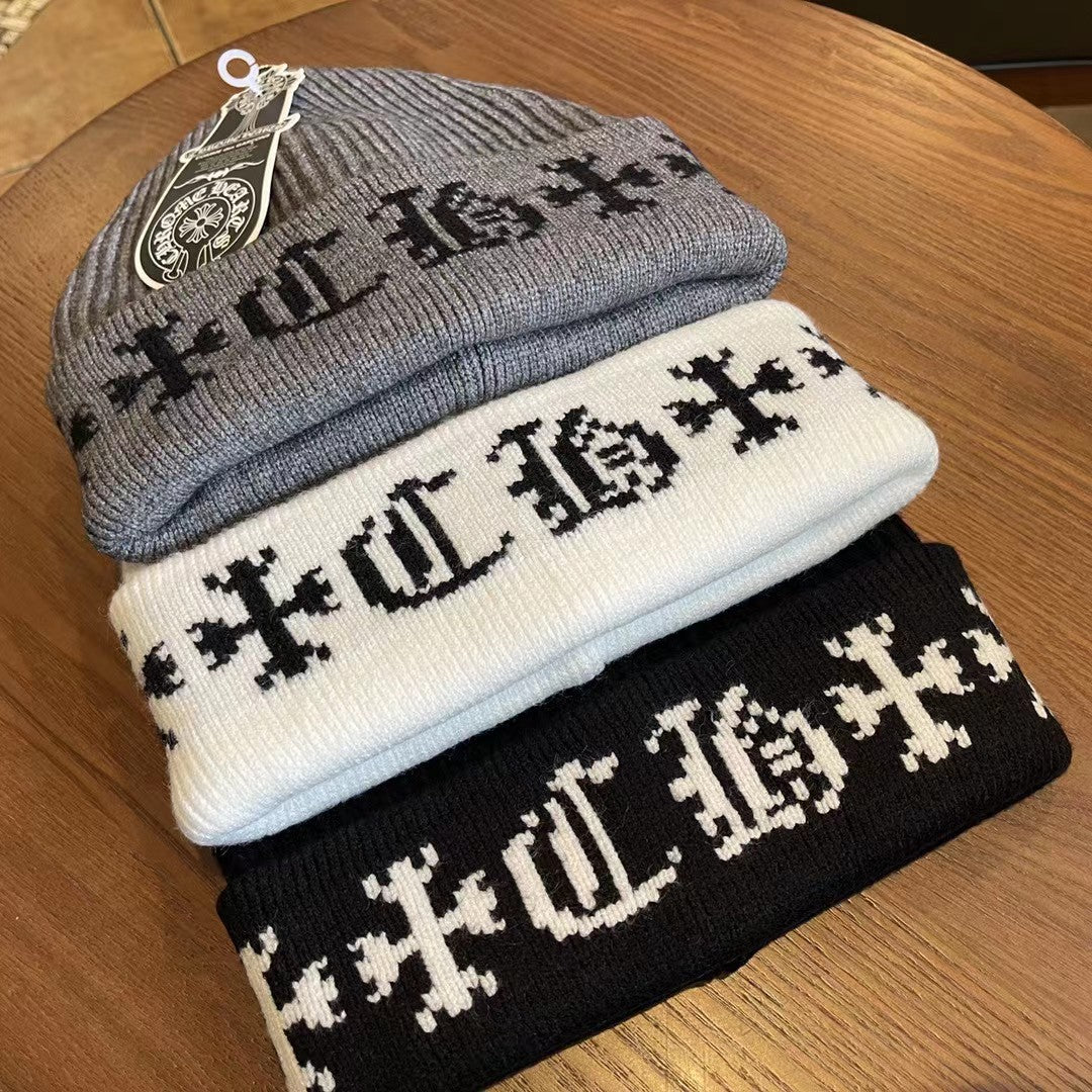 GMChrom Hearts Crohn Sanskrit Knitted Beanie 23 New Hat