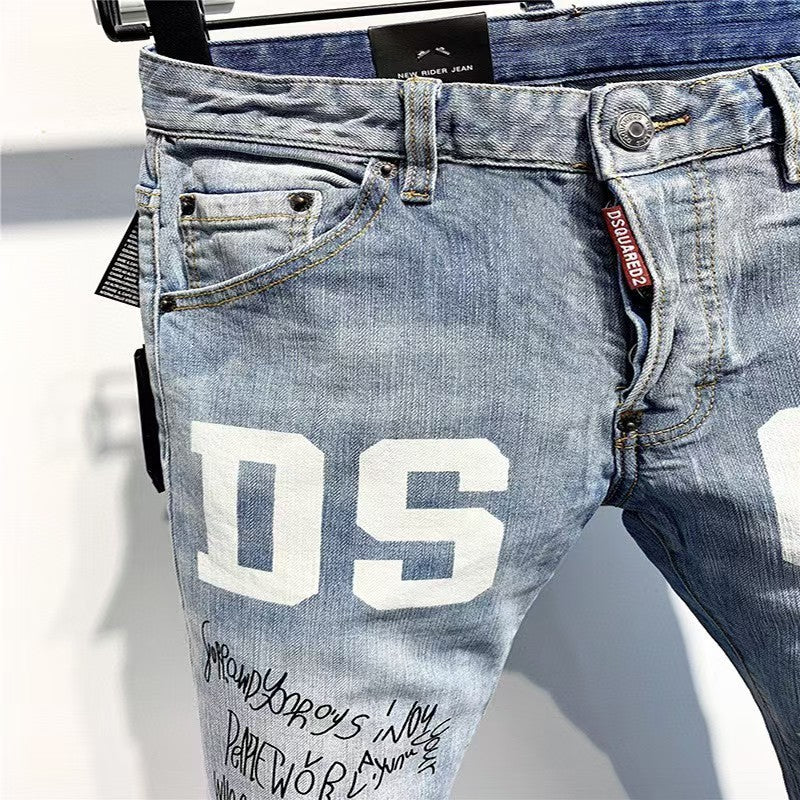 DSQ2 & DSQUARED2 Quadratic 24ss Printed Jeans