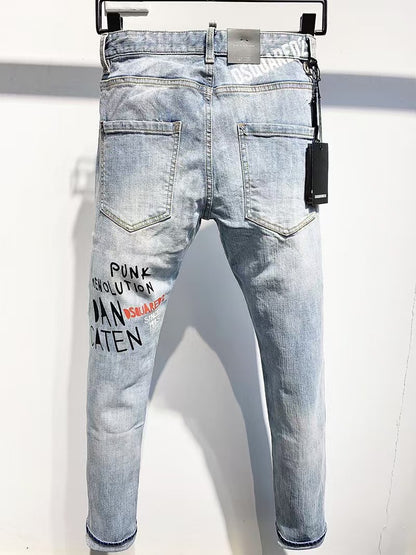 DSQ2 & DSQUARED2 Quadratic 24ss Printed Jeans