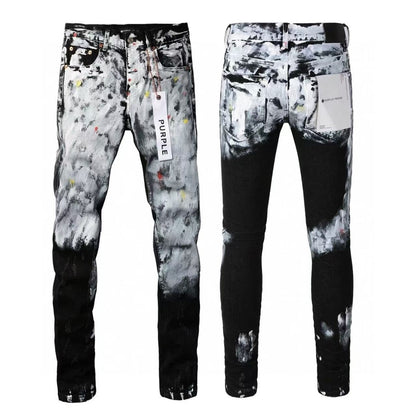 GMAM Heavy Craft Washed Distressed High Street Embroidered Unisex Jeans