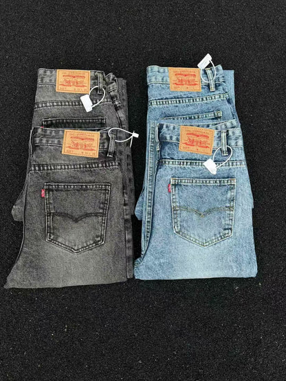 Cleanfit Ice Blue Marble Style Washed Vintage Flared Jeans Distressed Vibes