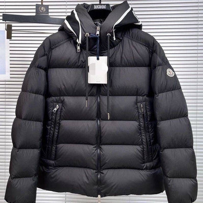 GMabcd 2025FW Mengjia High Version Hooded Letter Print Cotton Couple Winter Thickened Warm Casual Jacket Coat