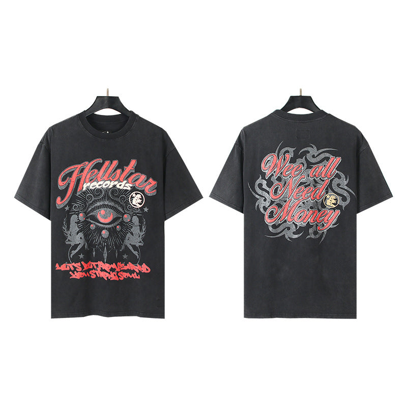 [1]TTY Summer Couples Wear plus Size Loose Pullover Short Sleeve T-shirt Youth Tee
