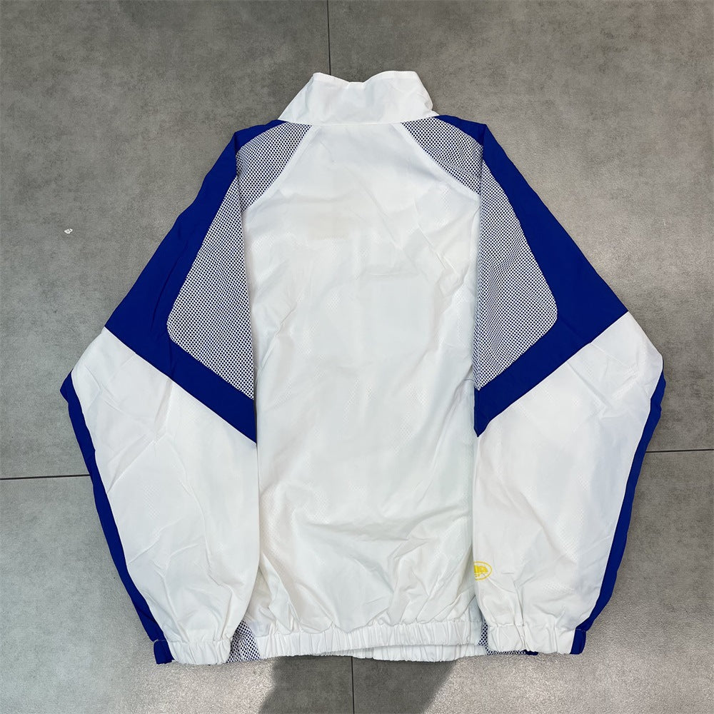Gmabcd New Corteiz Alcatraz Embroidered Logo Woven Casual Sports Suit Spring Thin Long Pants with Zipper