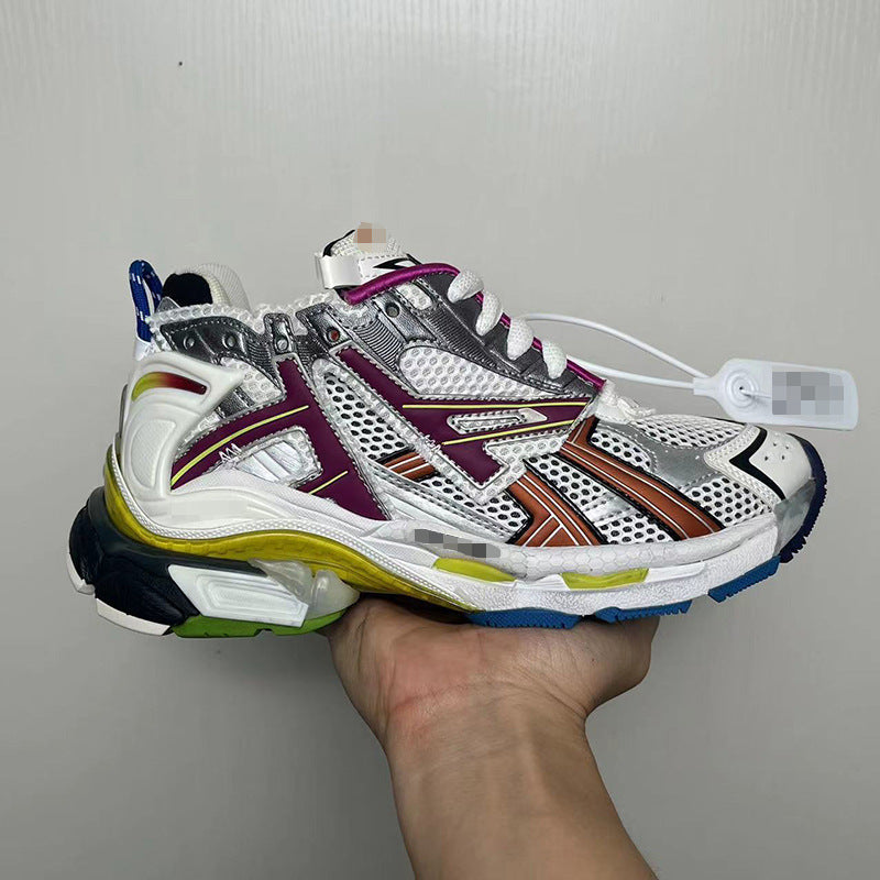 High Quality Sport Sneakers Paris 7 Generation Men's and Women's Raise the Bottom Couple Shoes Sports