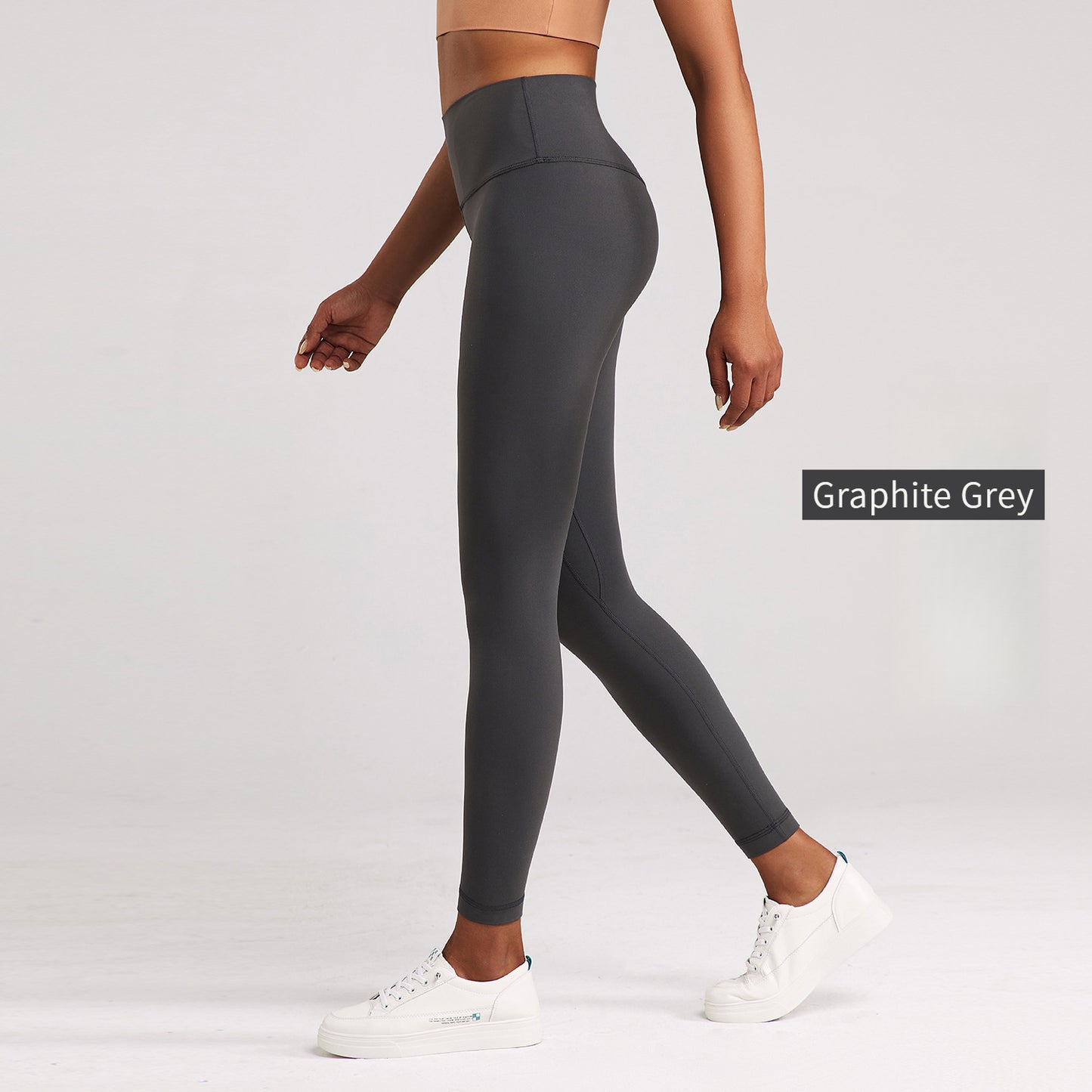 Lulu Yoga Pants Women's High Elastic Nude Feel Brushed Sports Running Fitness Pants High Waist Hip Lift Skinny Pants Slim Fit